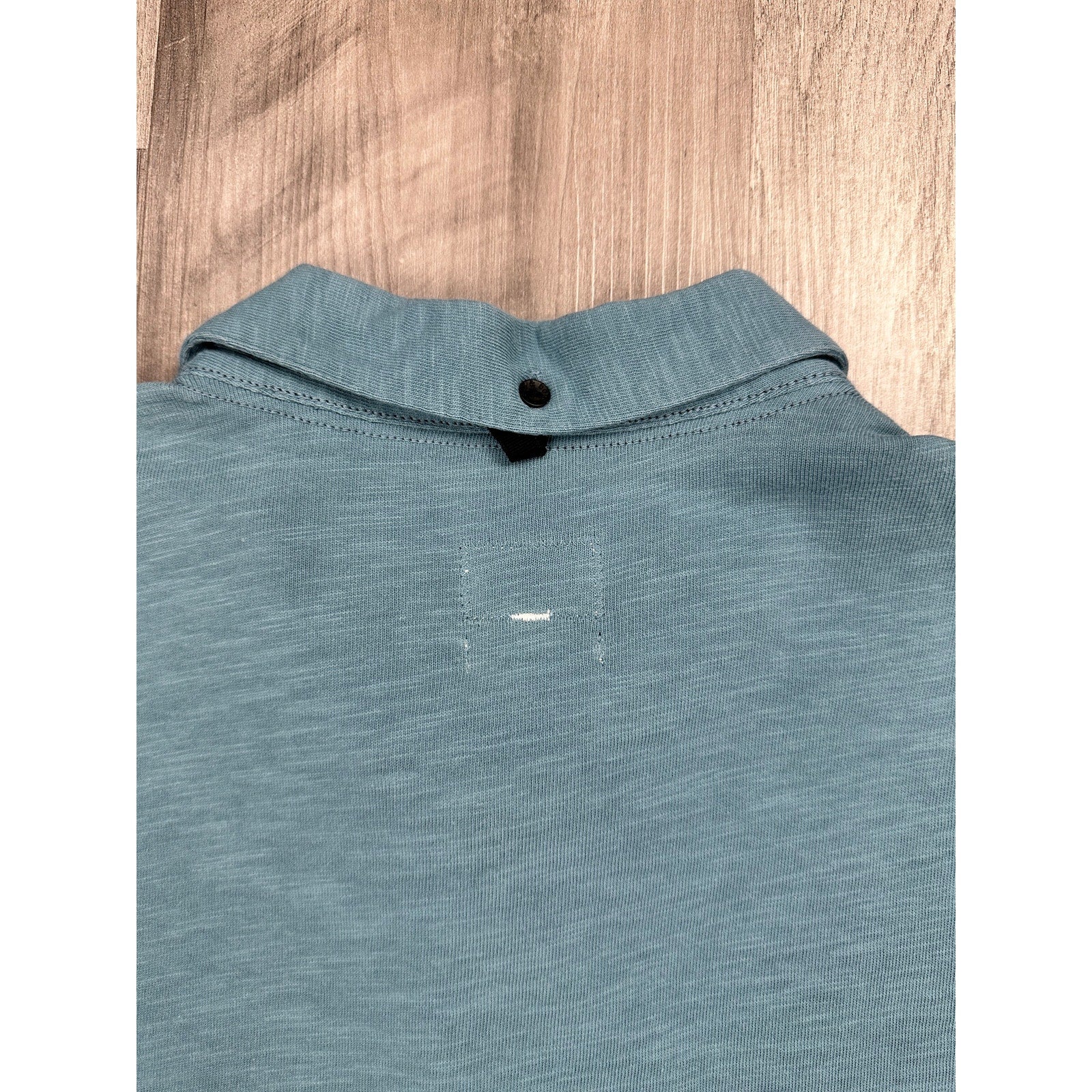 Rag & Bone Classic Slub Made in Peru Polo in Blue — Size 2XL // Preowned
