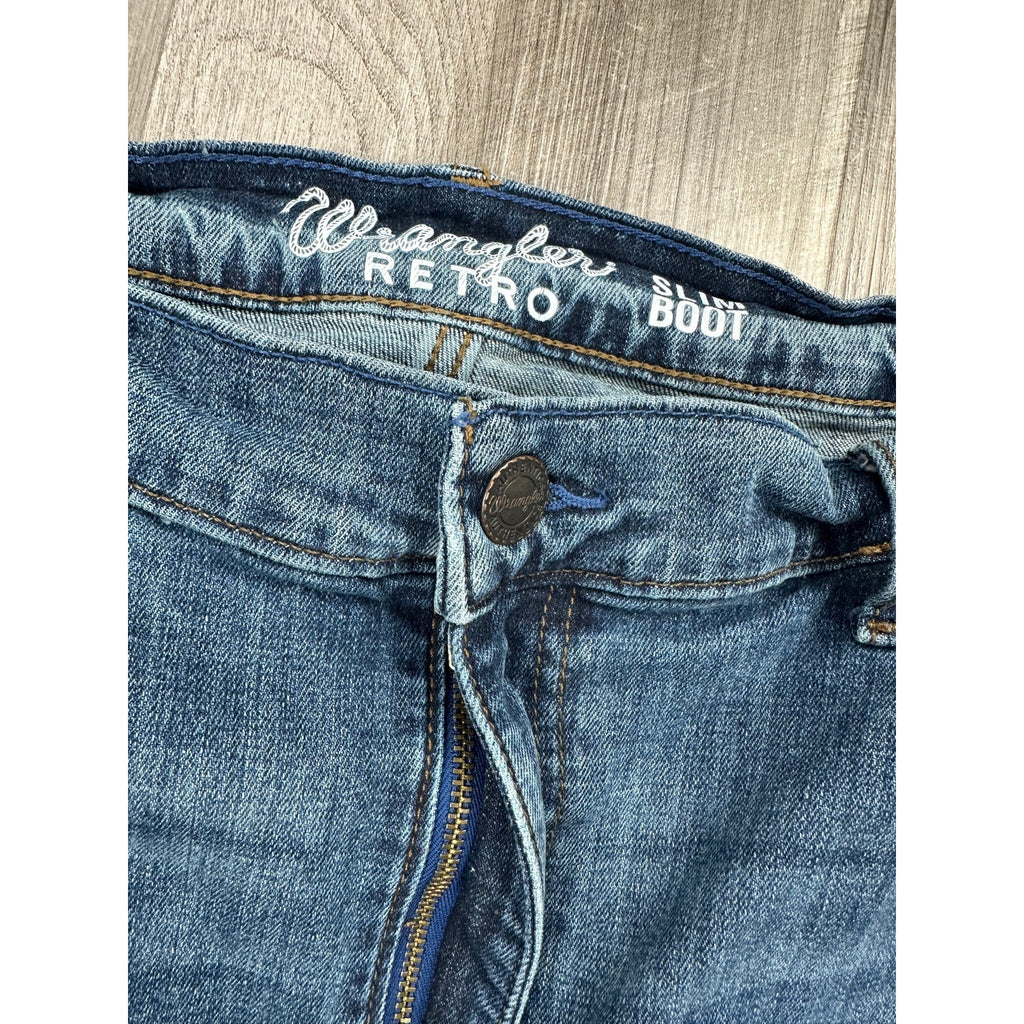 Wrangler RETRO Slim Bootcut Gunter Jeans — Size 38x32 // Preowned