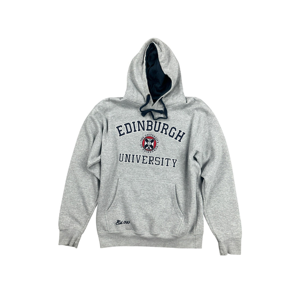 Advanced Apparel University of Edinburgh Official Licensed Pullover Hoodie in Heather Gray — Size XL // Preowned