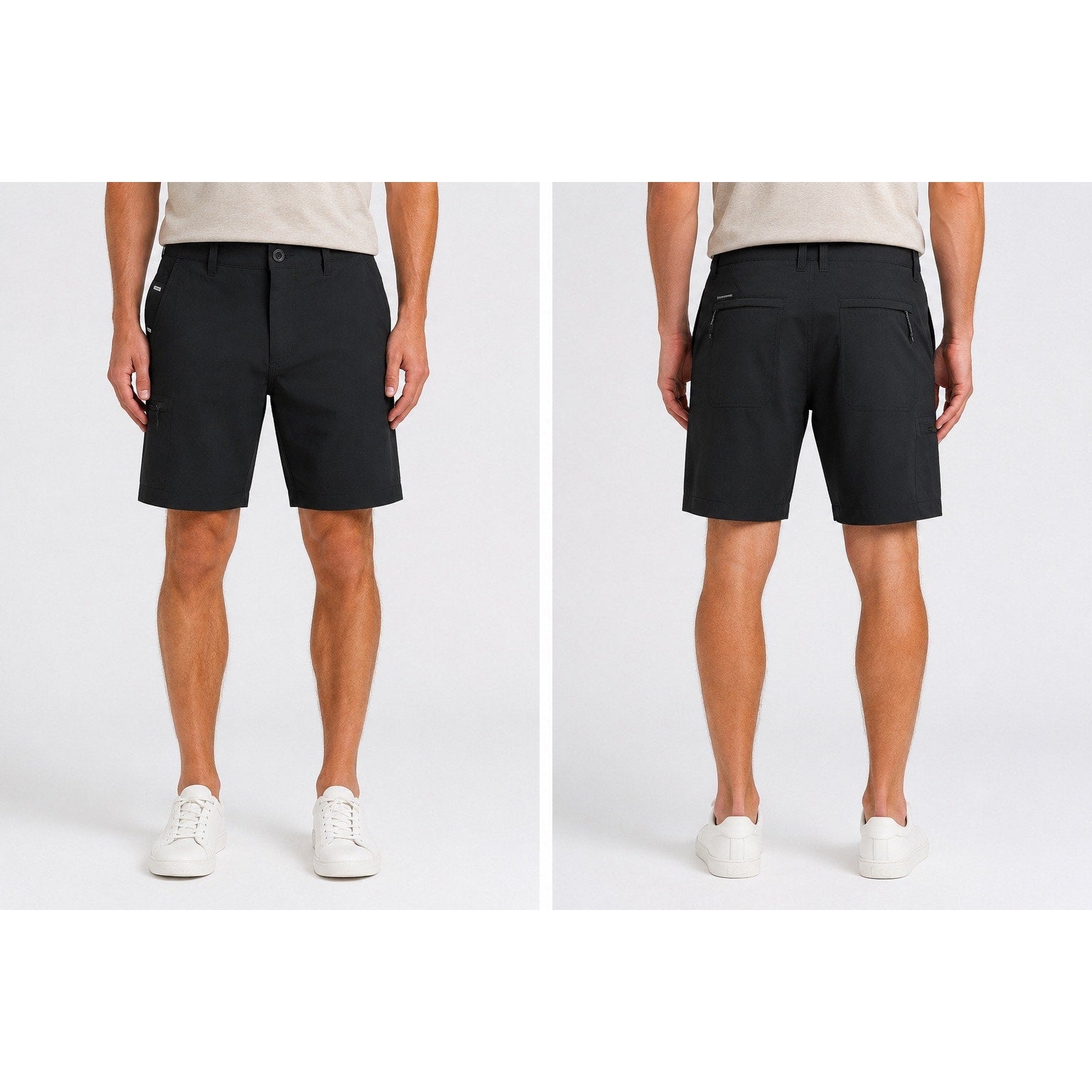 7 Diamonds Sierra High Performance Shorts in Black — Size 29