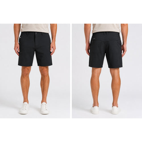 7 Diamonds Sierra High Performance Shorts in Black — Size 29
