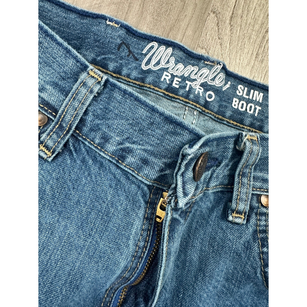 Wrangler RETRO Slim Bootcut Jeans in Blue — Size 30x32 // Preowned