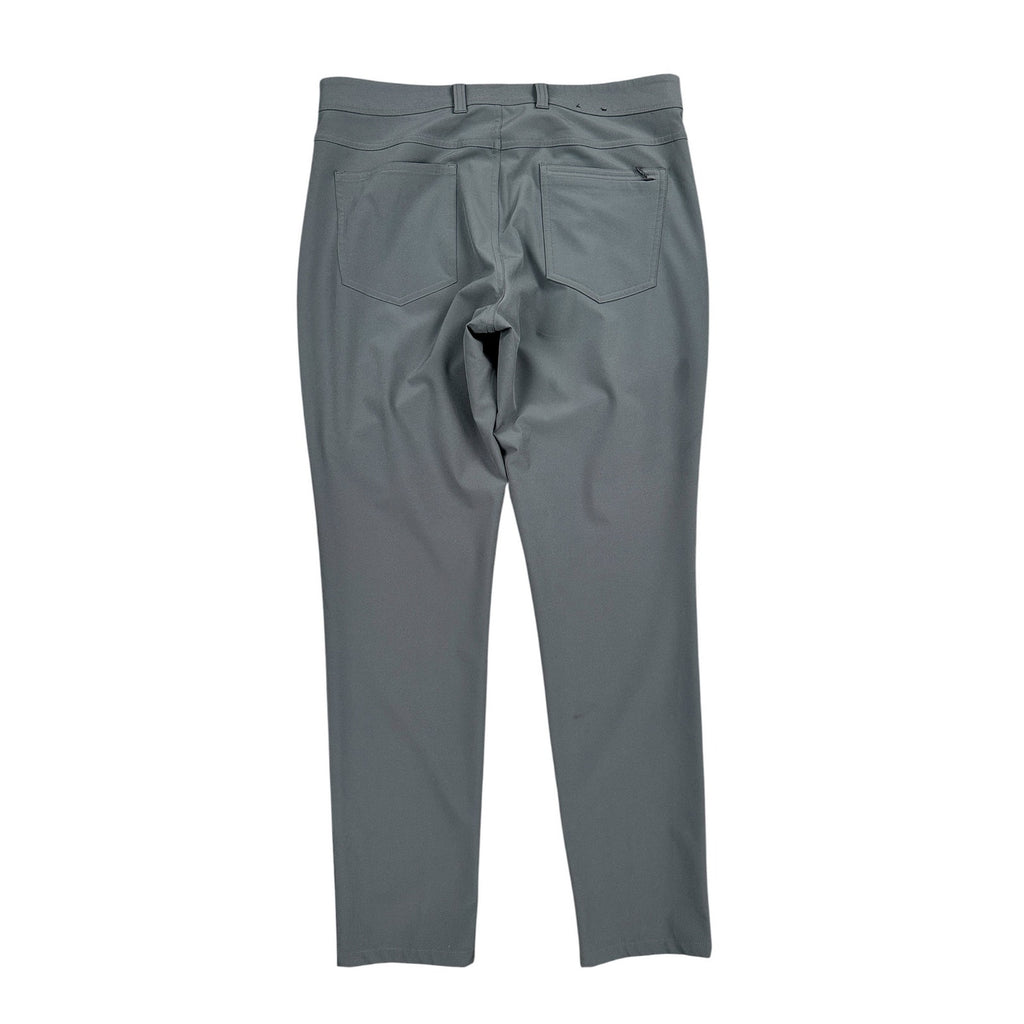 Mizzen+Main Helmsman 5 Pocket Slim Fit Performance Chino Pants in Gray — Size 32x30 // Preowned