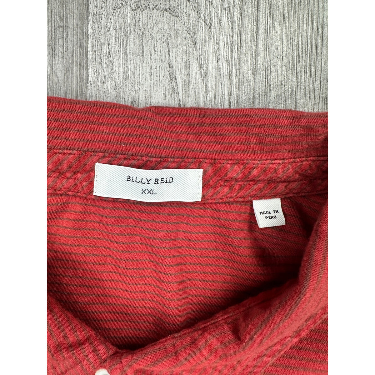Billy Reid Striped Pensacola Polo — Size 2XL // Preowned