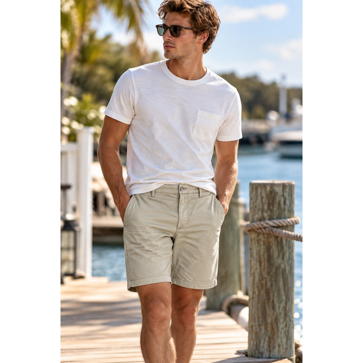 Adriano Goldschmied The Wanderer 8.5" Trouser Shorts — Size 33 // Preowned