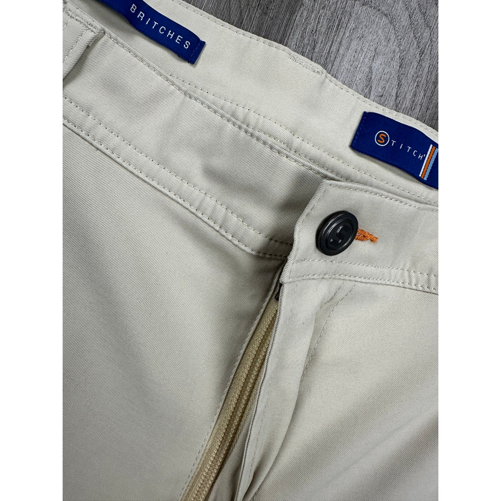 Stitch Golf Heston Five Pocket Golf Pants in Cream — Size 40x32 // Preowned