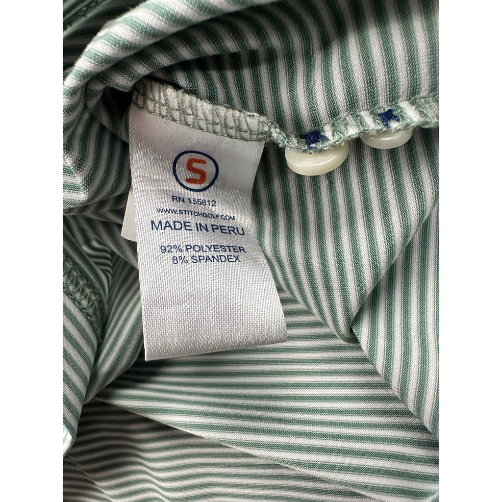 Stitch Golf Atlantic Stripe Golf Polo — Size XL // Preowned