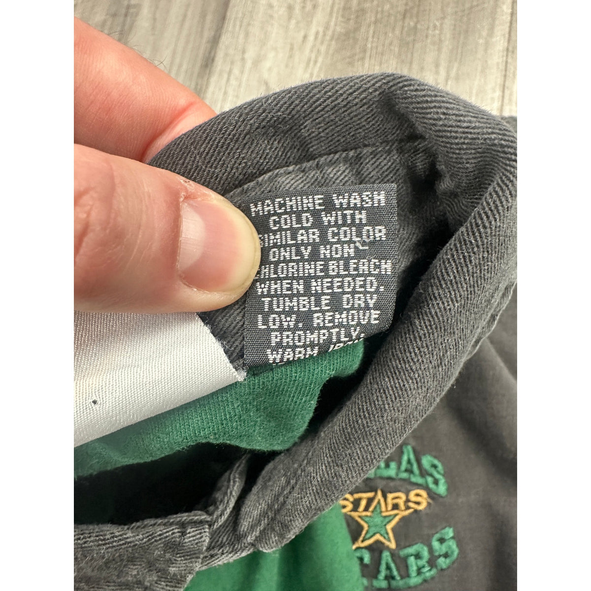 Iron Knights Apparel Vintage Dallas Stars Vertical Rugby Stripe Long Sleeve Polo — Size XL // Preowned