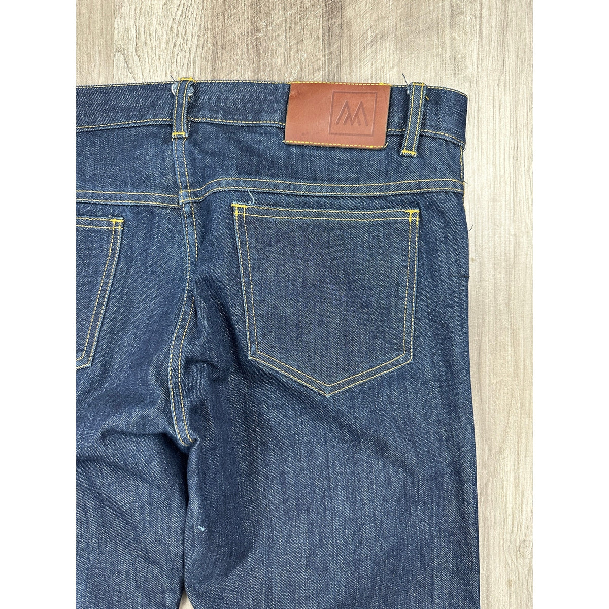 Mizzen+Main Abrams Advanced Straight Leg Stretch Jeans — Size 34 // Preowned
