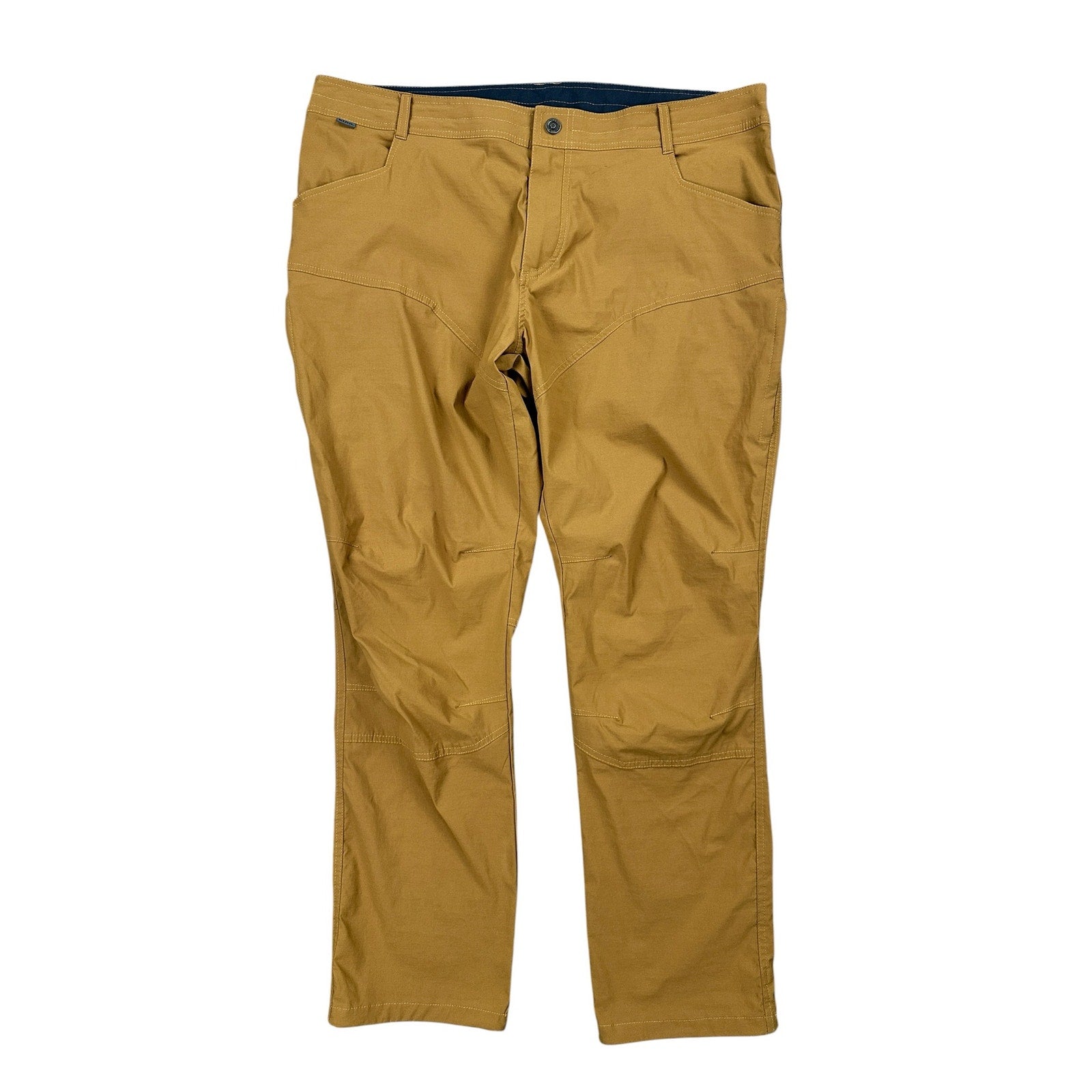 Kuhl Renegade Rock Performance Pants in Buckskin Orange Khaki — Size 42x32 // Preowned