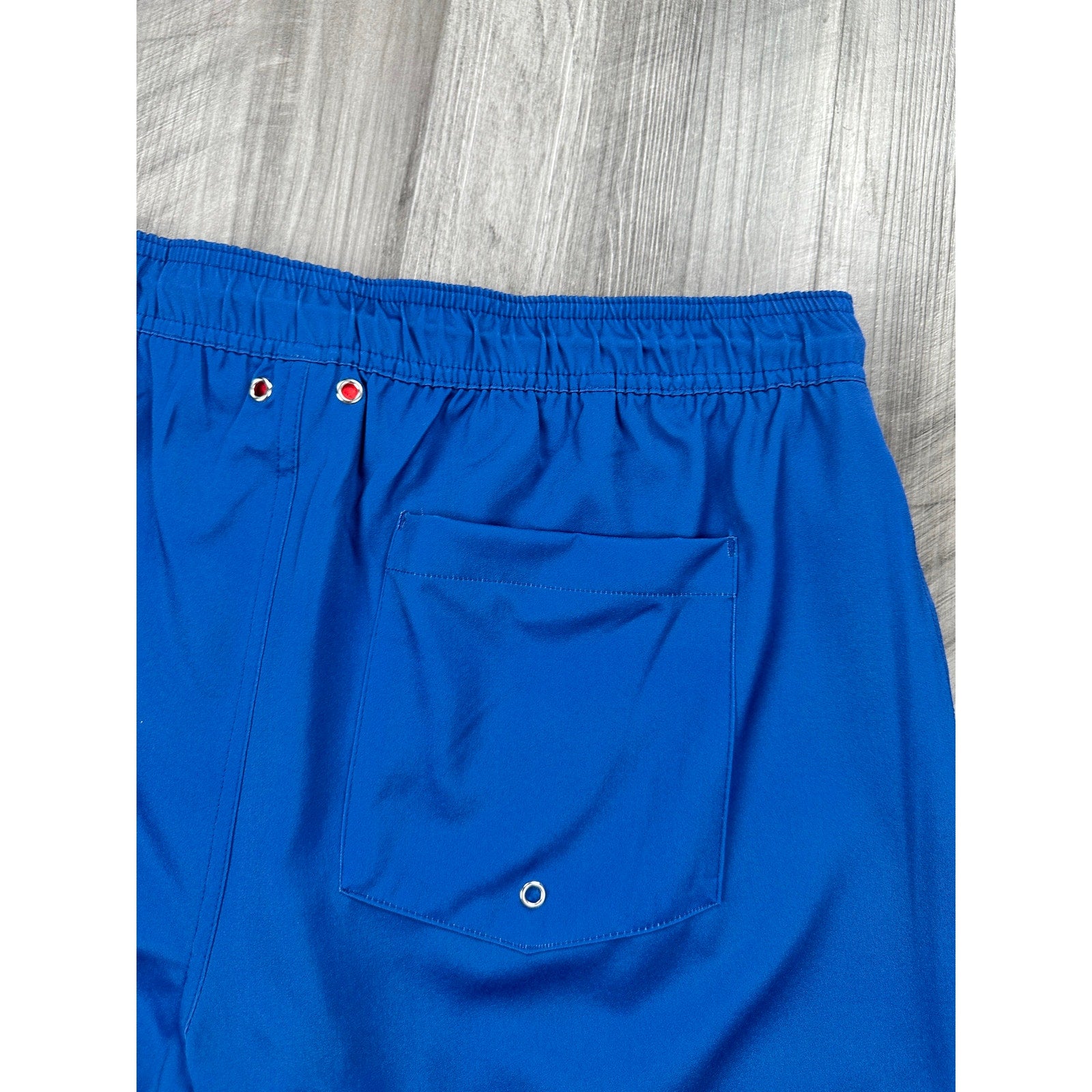 Robert Graham Bulldog Swim Trunks True Blue — Size Large