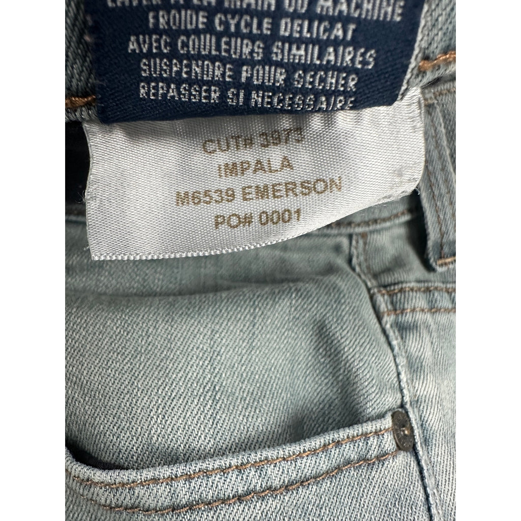 Fidelity Impala Slim Straight Jeans Emerson Blue — Size 33