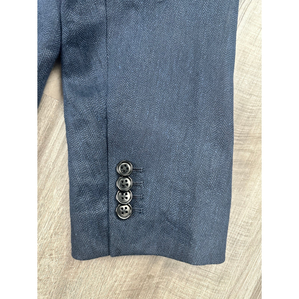 Alex Mill Daniel Four Button Linen Herringbone Blazer — Size XL