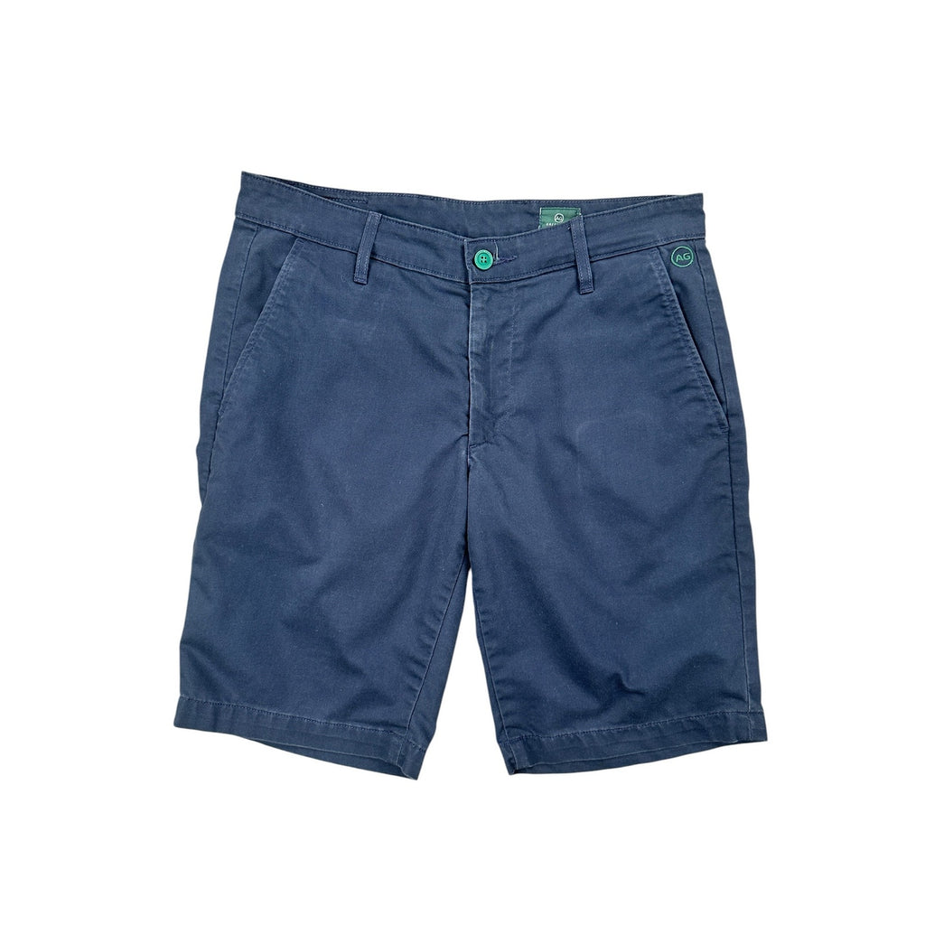 AG Adriano Goldschmied Green Label Canyon Relaxed Golf Shorts in Navy — Size 32R // Preowned