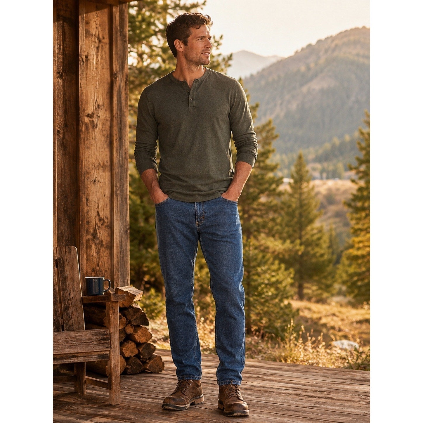 Mountain Hardwear Stretchstone Denim Jean in Dark Wash — 33x30