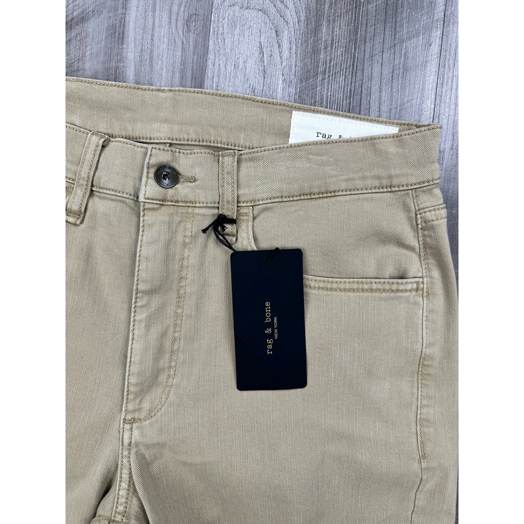 Rag & Bone RB 2 Slim Fit Jeans in Beige — Size 32x32