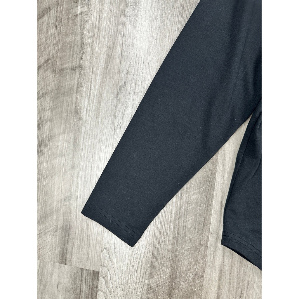 BYLT Signature Drop Cut Performance Hoodie in Black — Size Large // Preowned