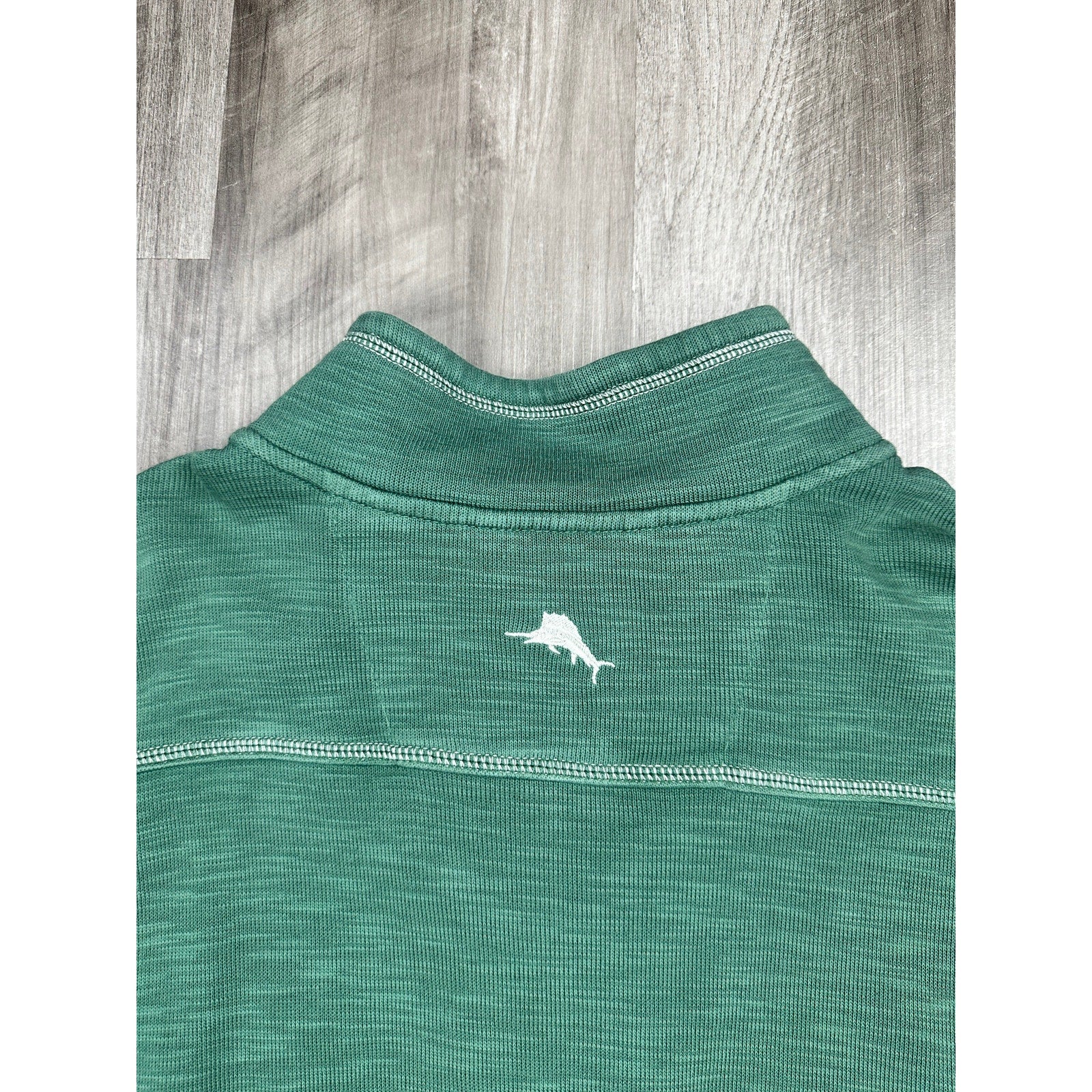Tommy Bahama Baylor Bears Tobago Bay Half Zip Pullover in Green — Size 2XL // Preowned