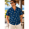 Chubbies The Gold Palm Rayon Sunday Short Sleeve Button Down Shirt — Size Medium