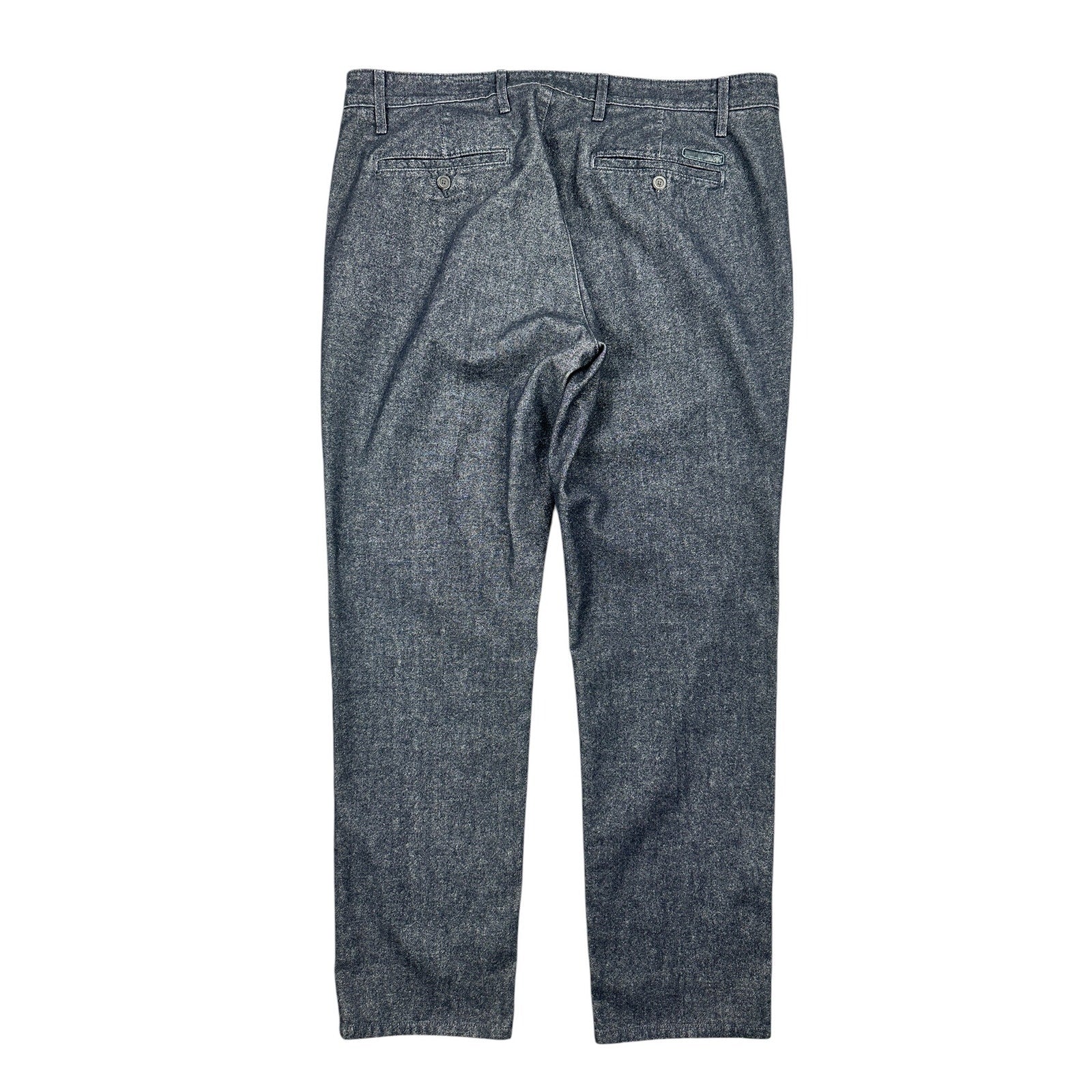AG Adriano Goldschmied The Marshall Slim Chino Moleskin Pants in Heather Black — Size 38R // Preowned