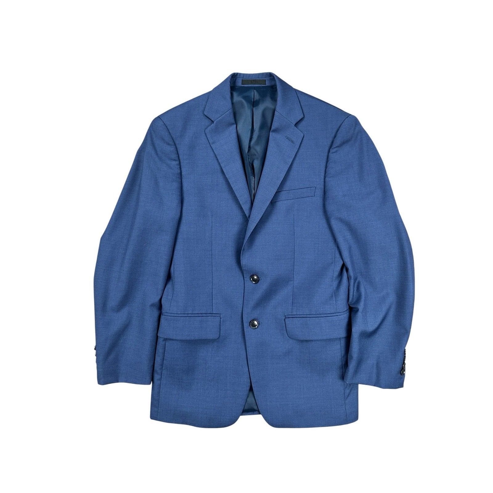 Calvin Klein X Slim Fit Stretch Three Piece Suit in Dark Blue Navy — Size 38R // Preowned