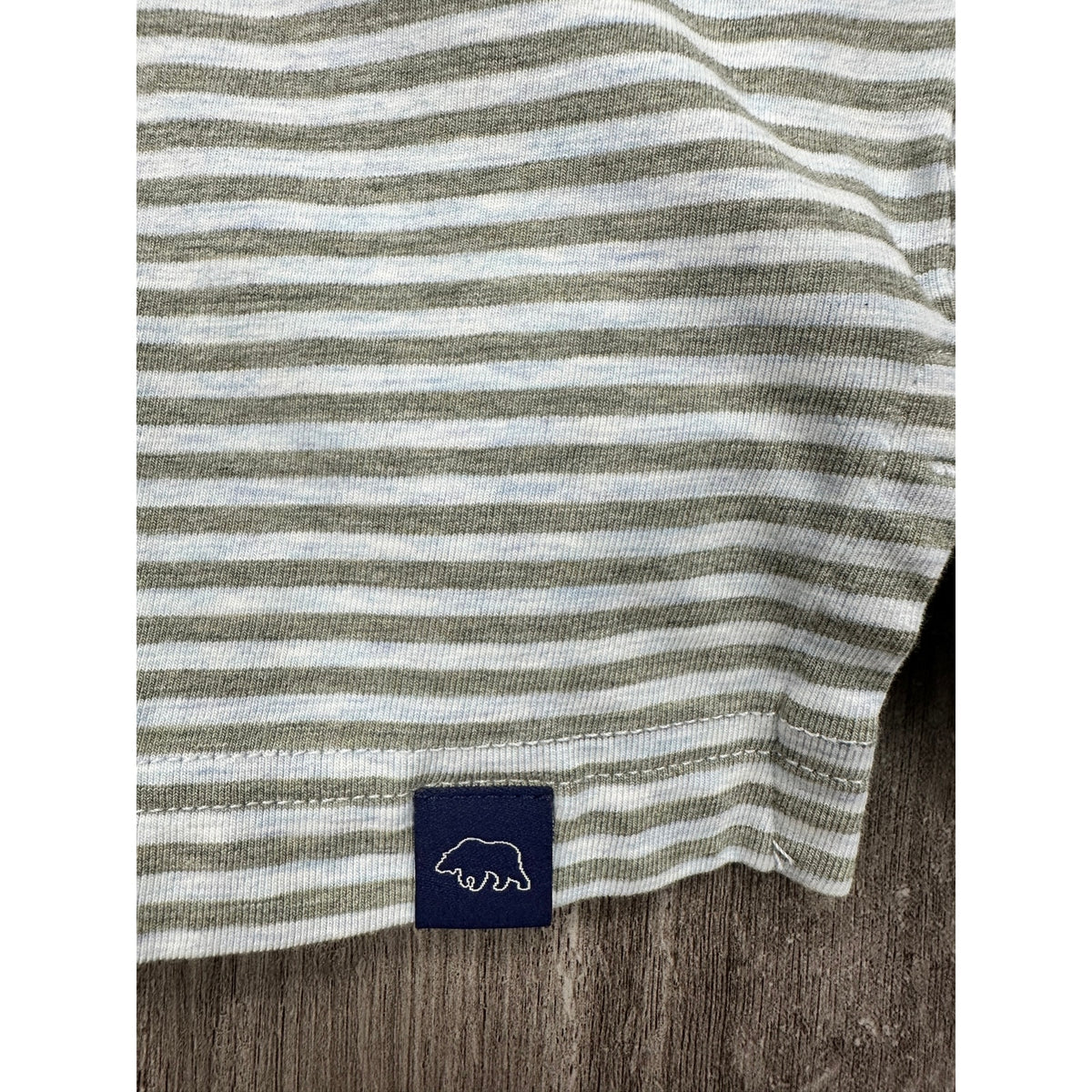 Onward Reserve Echo Stripe Short Sleeve Performance Polo — Size Large // Preowned