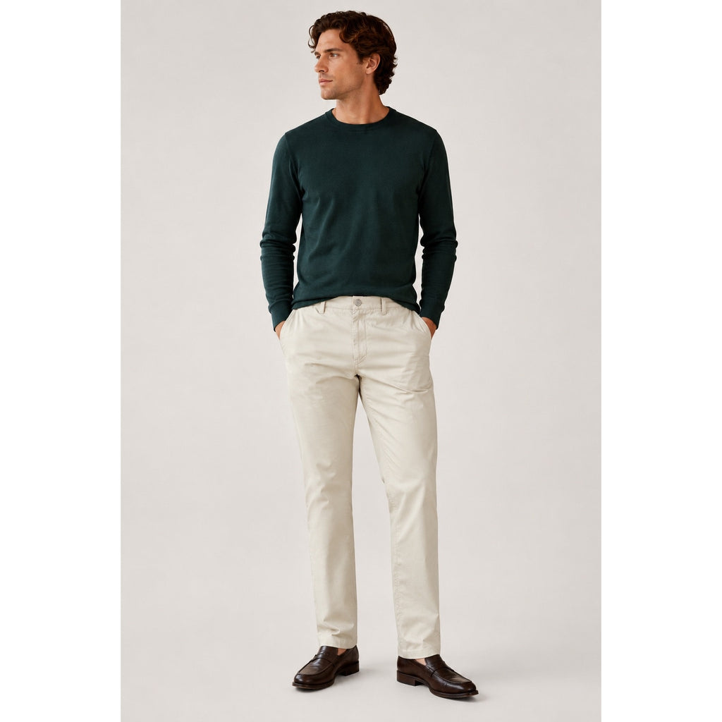 Bonobos Washed Chino Straight Leg in Cream Khaki — 35x30