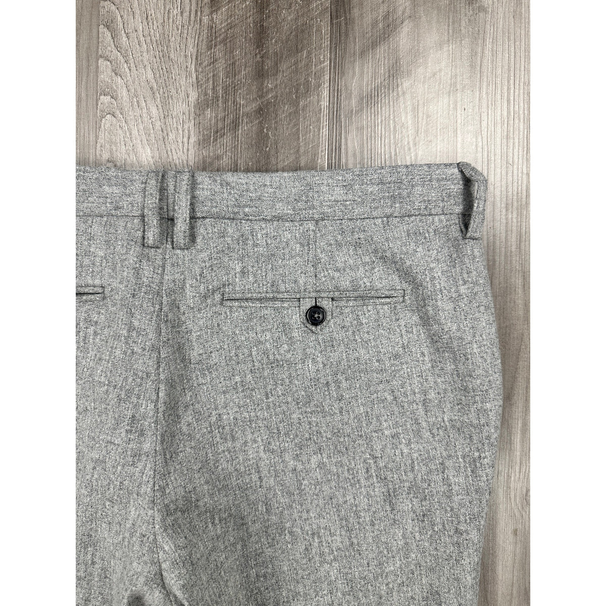 Huckberry Wills All Seasons Stretch Wool Trouser Pants — Size 36 // Preowned