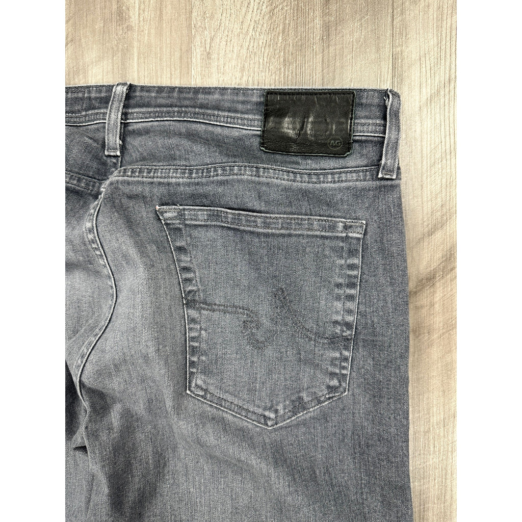 AG Adriano Goldschmied Tellis Modern Slim Jeans in Strayhorn Gray — Size 38 // Preowned