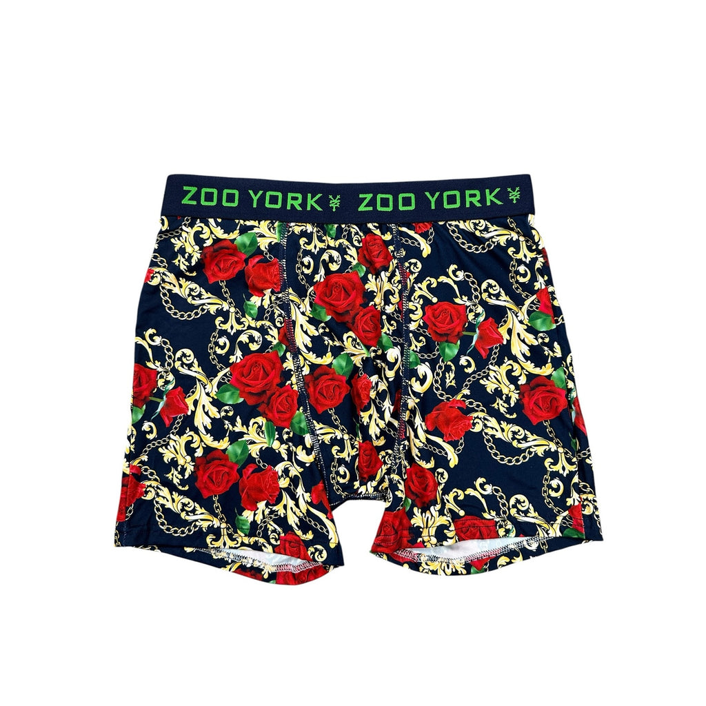 Zoo York Super Soft Brushed Tagless 360 Stretch Boxer Briefs 4-Pack in Multi — Size Small