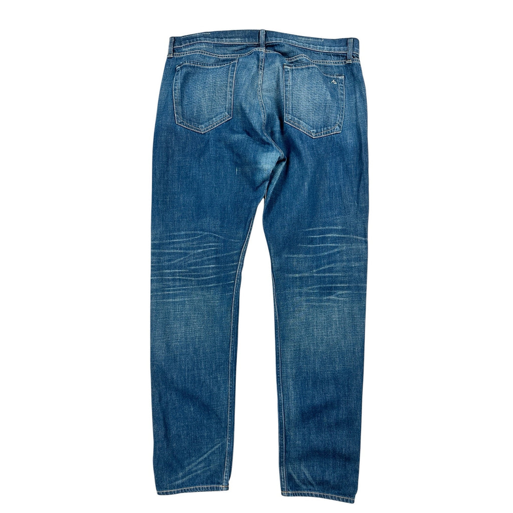 rag and bone x Standard Issue Fit 2 Slim Leg Owen Jean in Owen Blue — Size 38 // Preowned