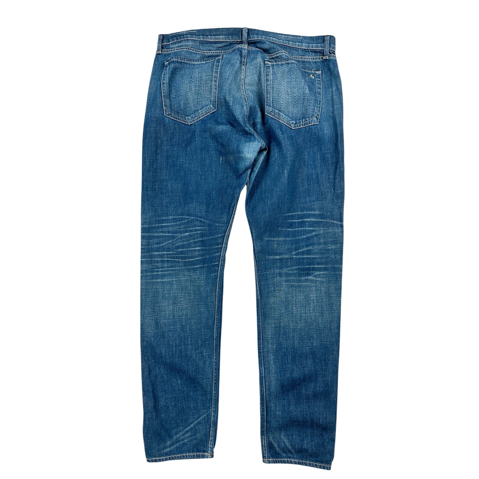 rag and bone x Standard Issue Fit 2 Slim Leg Owen Jean in Owen Blue — Size 38 // Preowned