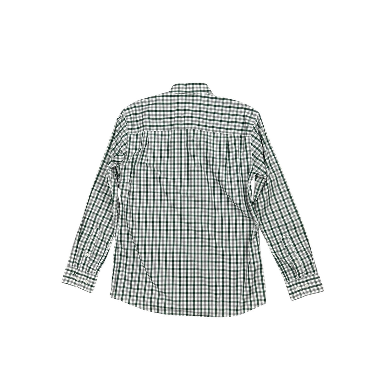 Cutter & Buck Michigan State Spartans Gingham Check Long Sleeve Button Down Shirt — Size Small // Preowned