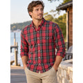 Johnnie-O Luca Flannel Plaid Long Sleeve Shirt — Size Medium // Preowned