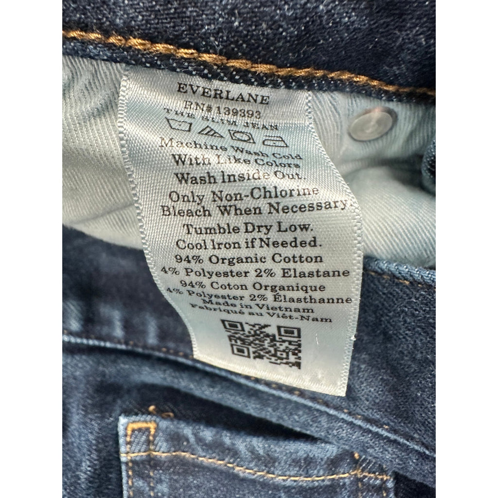 Everlane The Slim 4-Way Stretch Organic Jeans — Size 32x28 // Preowned