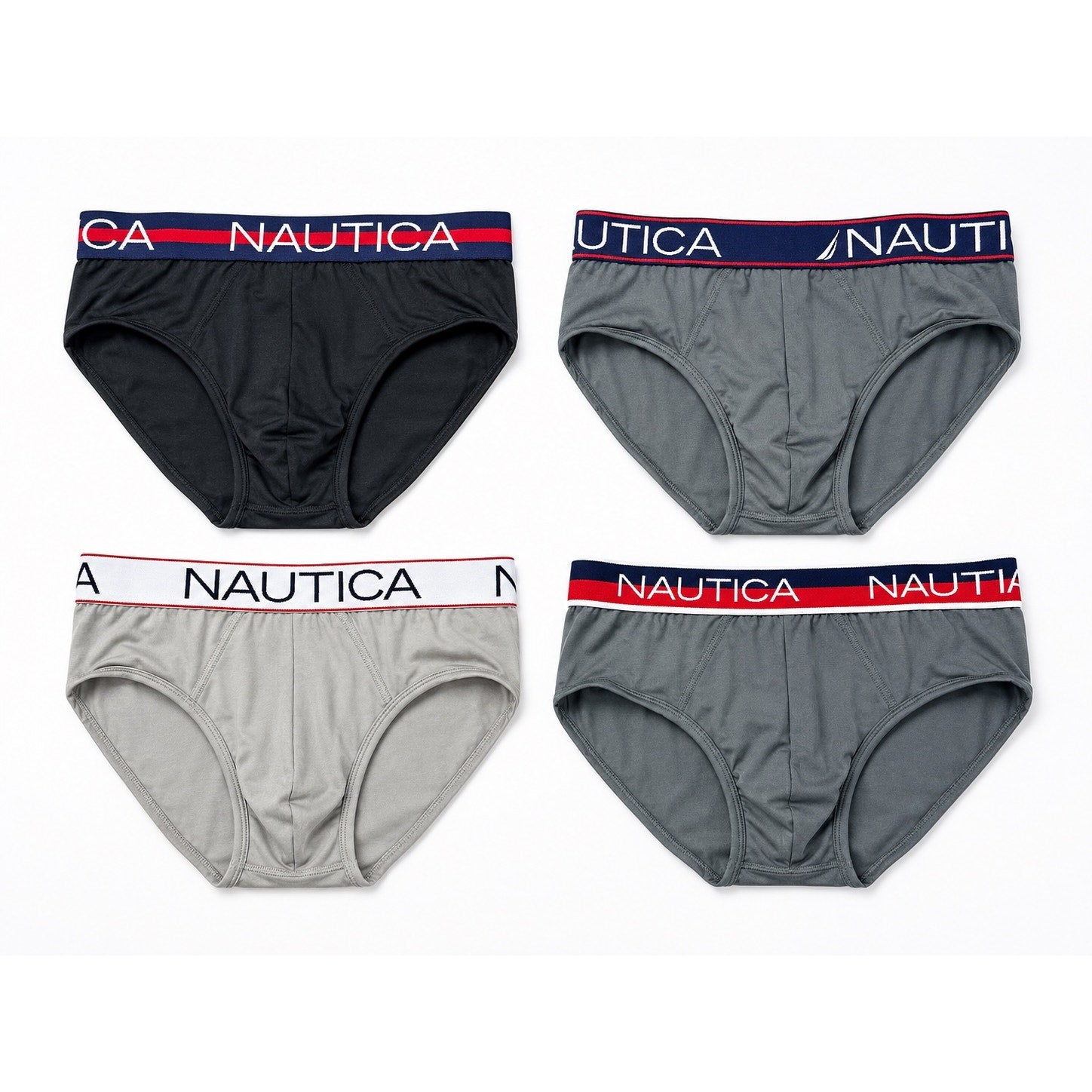 Nautica Micro Limited Edition Briefs 4-Pack — Size Small