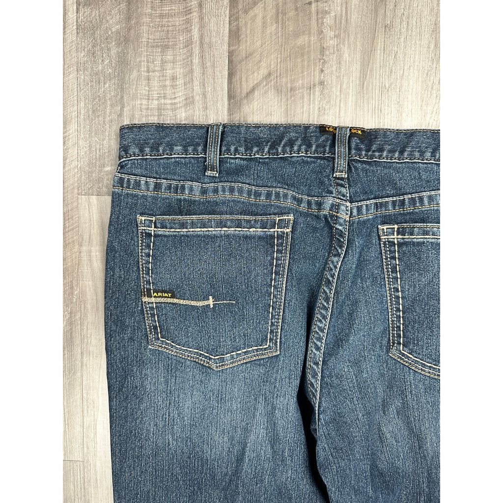 Ariat Rebar M4 Relaxed Bodie Durastretch Edge Boot Cut Jeans — Size 40x30 // Preowned