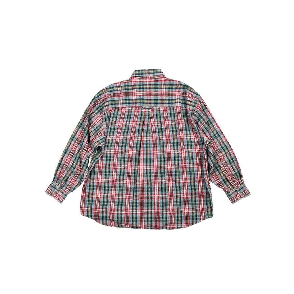 GANT Herringbone Harbor Plaid Long Sleeve Button Down Shirt — Size XL // Preowned