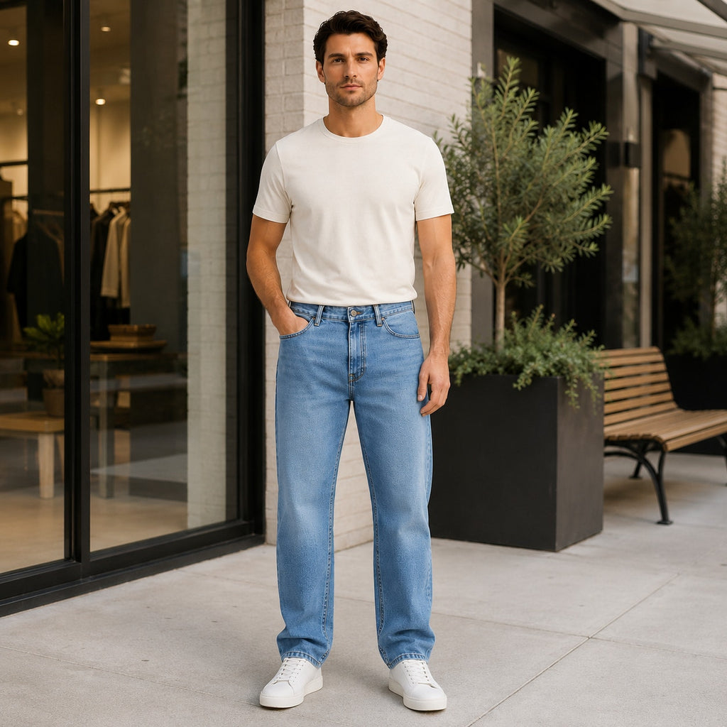 Ben Sherman Relaxed Fit Stretch Jeans - 36x30