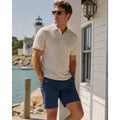 Robert Barakett Ernie Knit Chino Motion Shorts in Navy — Size 38