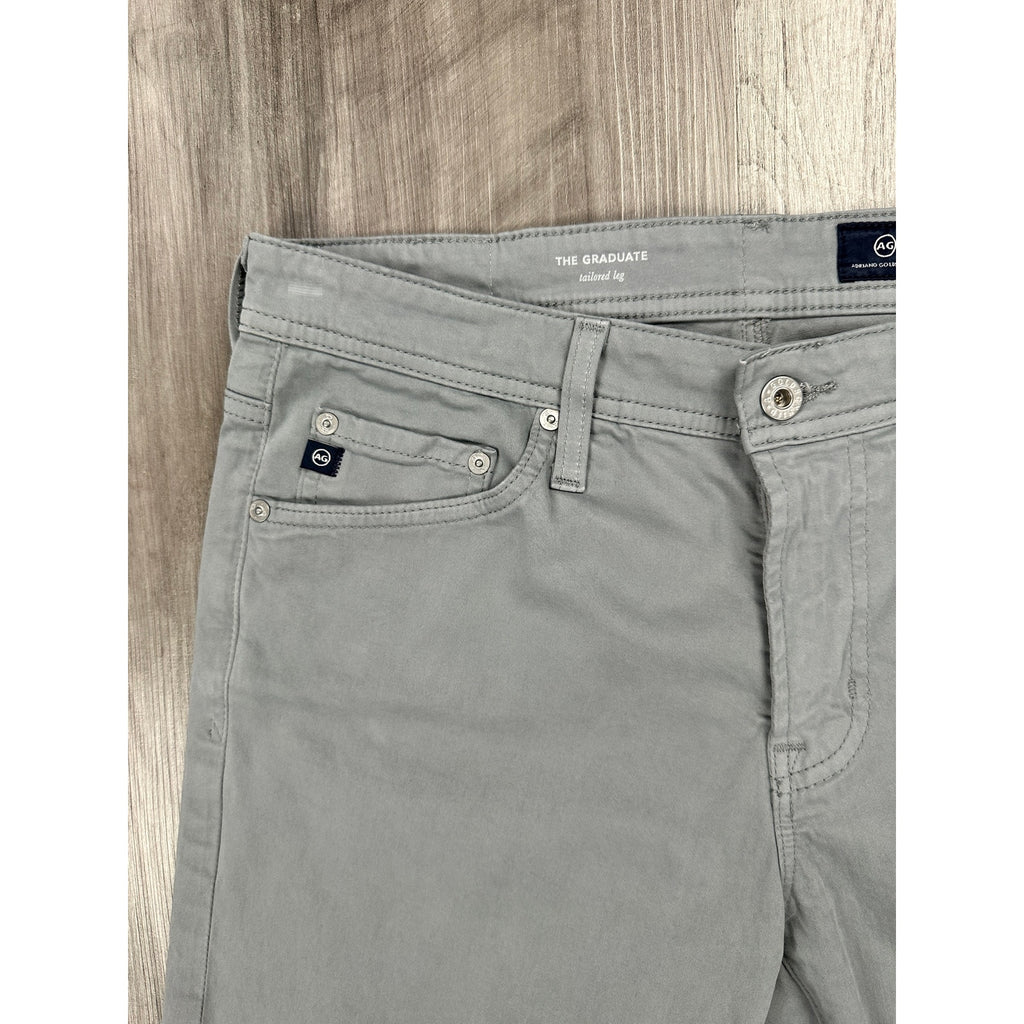 Adriano Goldschmied The Graduate Tailored Leg Sueded Brushed Sateen Chino Jeans — Size 30x34 // Preowned