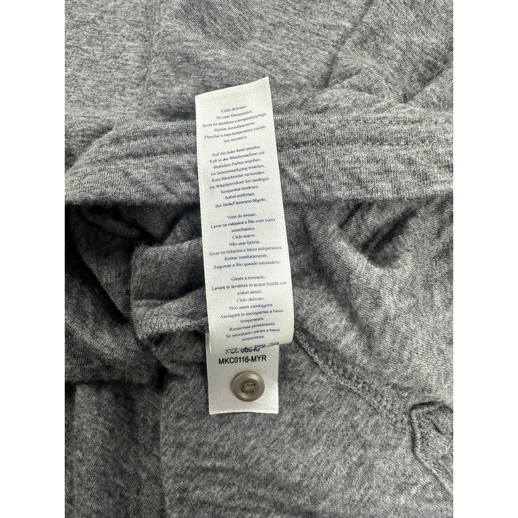 Faherty Cloud Cotton Polo in Heather Gray — Size XL // Preowned