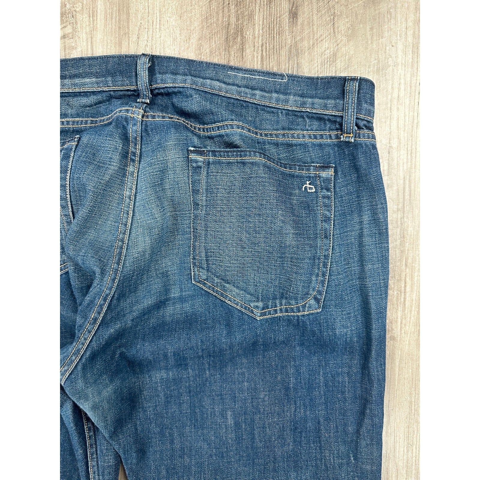 rag and bone x Standard Issue Fit 2 Slim Leg Owen Jean in Owen Blue — Size 38 // Preowned