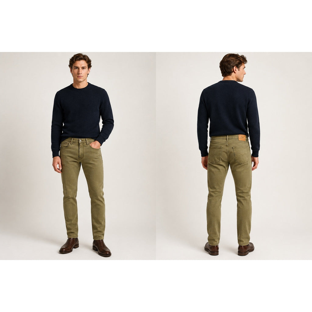 Polo Ralph Lauren The Sullivan Slim Jeans in Olive Khaki — Size 32x32 // Preowned