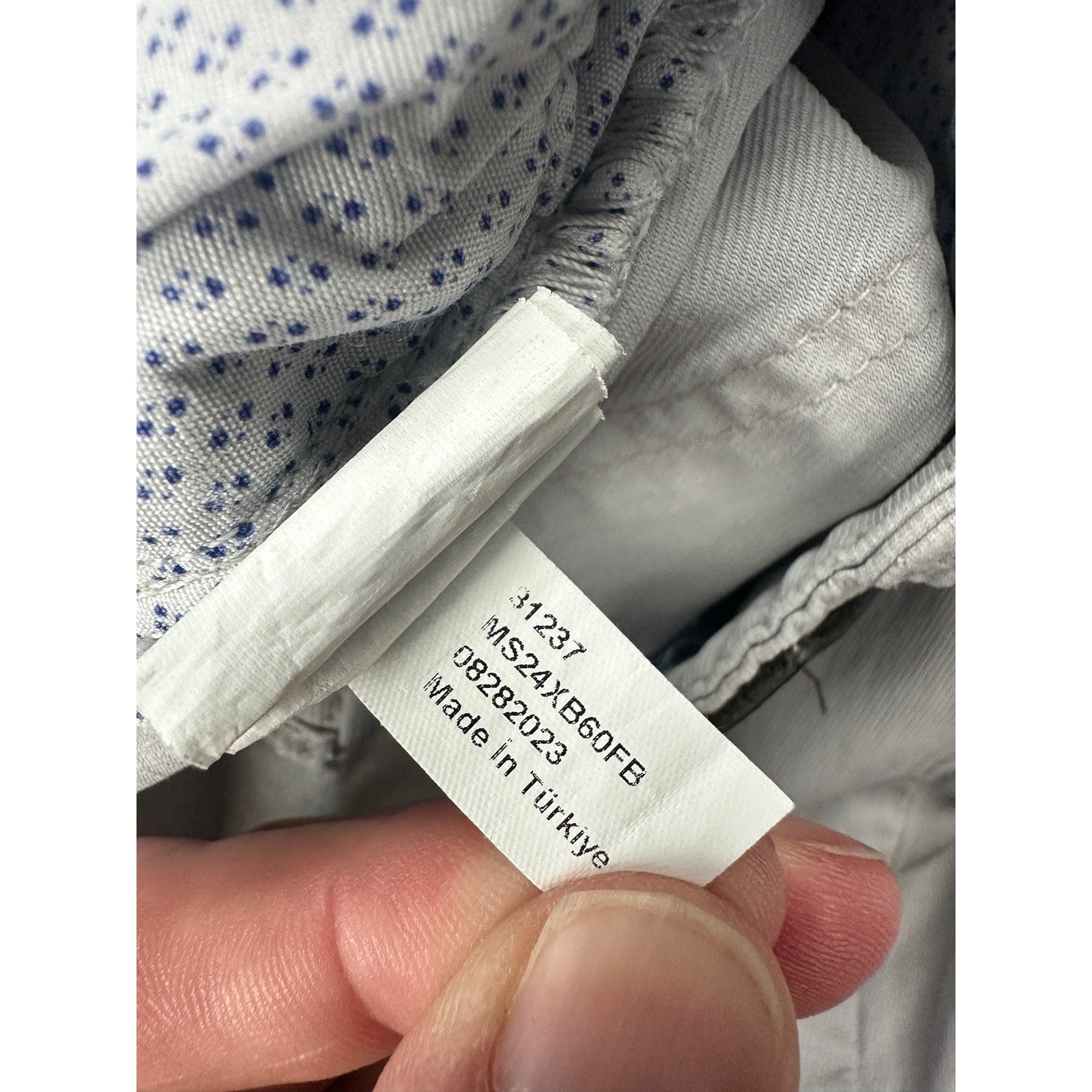 Peter Millar Wayfare 5 Pocket Trouser Pants in Light Stone Grey — Size 34x32 // Preowned