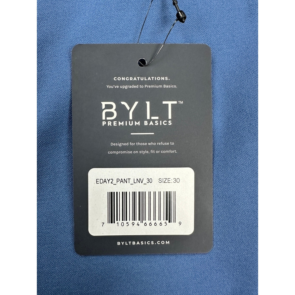 BYLT Everyday Pant 2.0 Performance Chino in Blue — Size 30