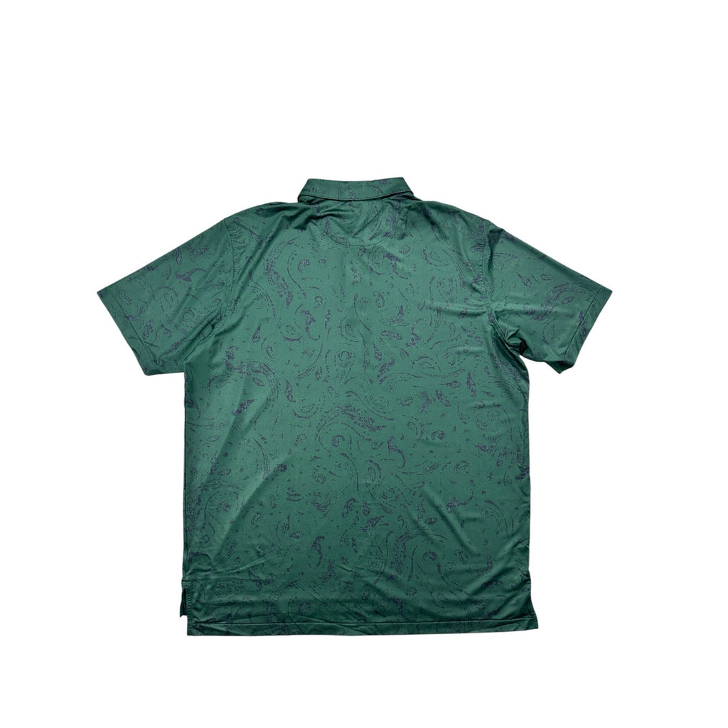 Peter Millar Balsam Gator Baitik Summer Comfort Performance Jersey Polo — Size 2XL // Preowned