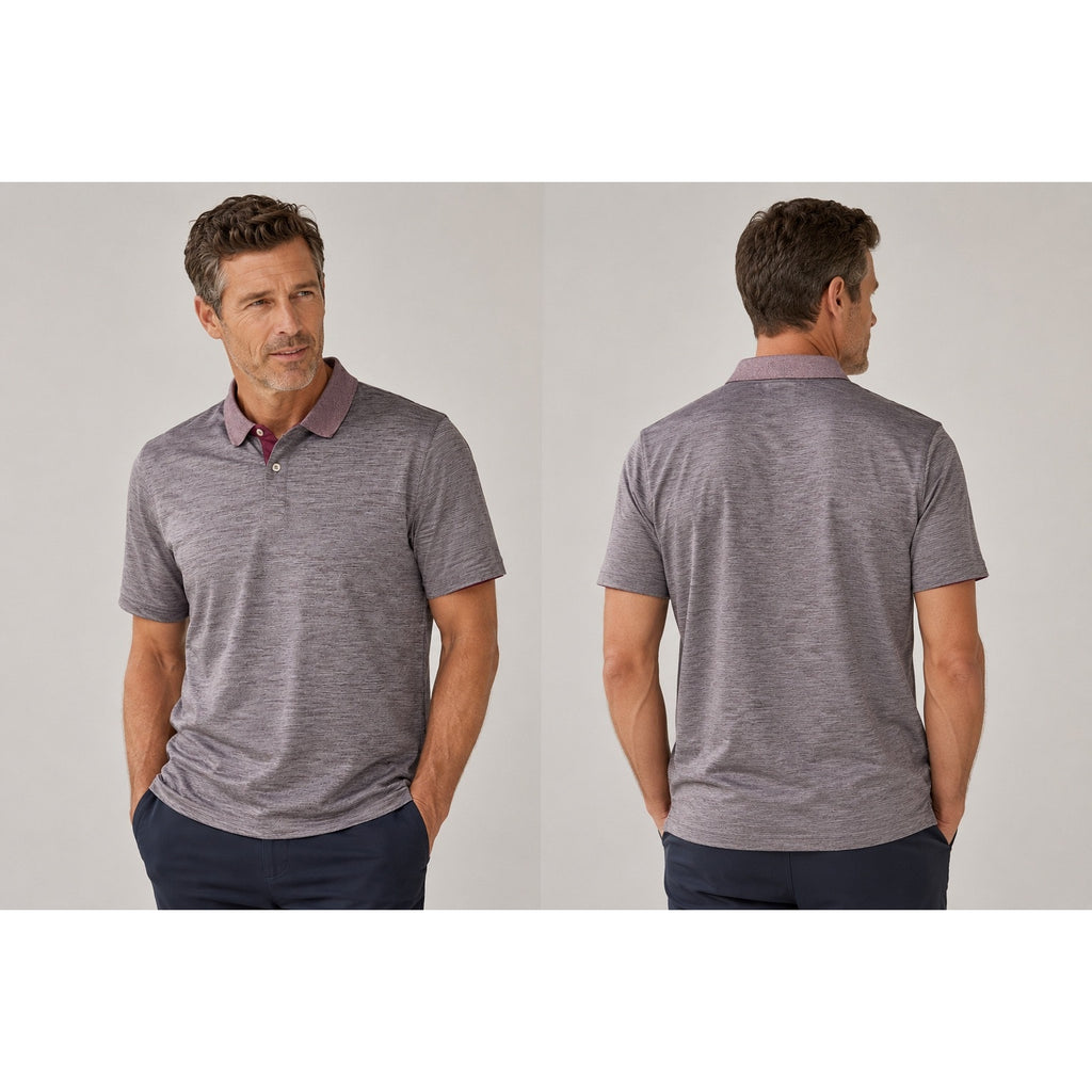 UNTUCKit Hannifer Performance Polo in Purple — Size 3XL // Preowned