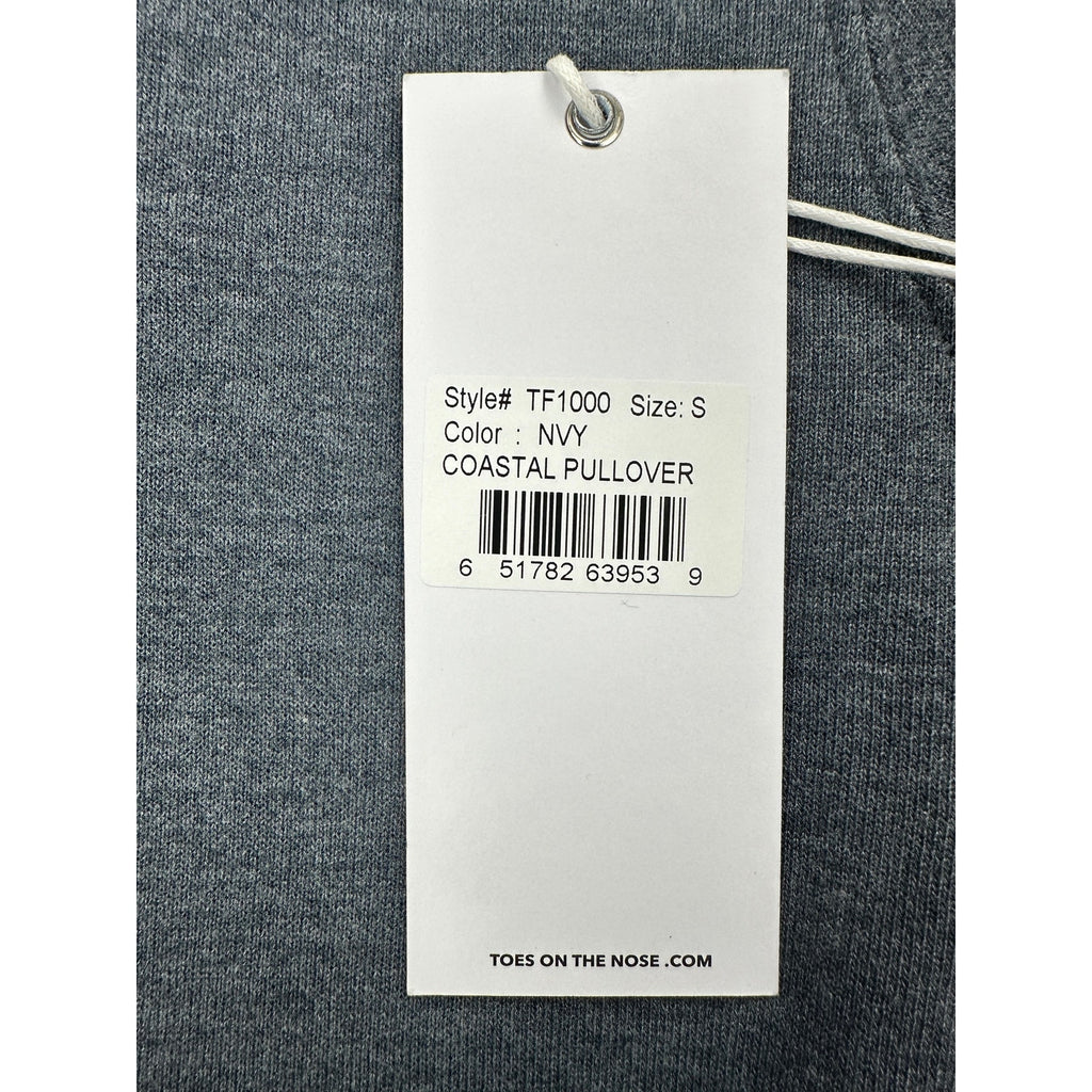 Toes on the Nose Coastal Pullover Soft Henley Hoodie — Size Small