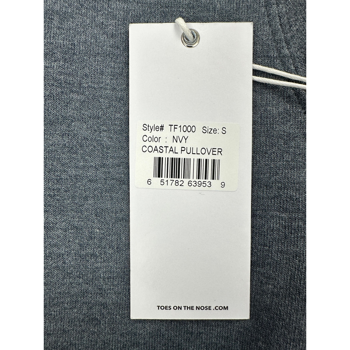 Toes on the Nose Coastal Pullover Soft Henley Hoodie — Size Small